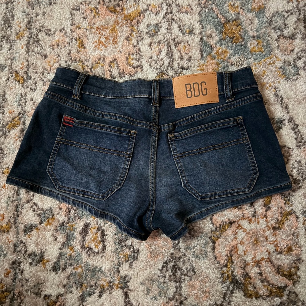 BDG Women's Dark Blue Denim Mini Shorts
